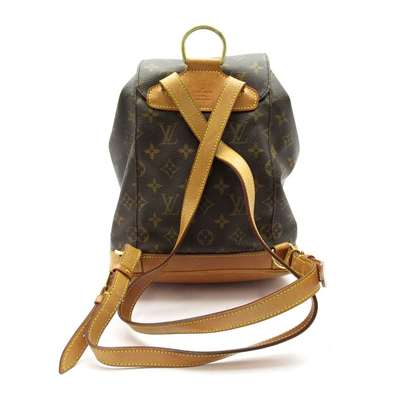 Louis Vuitton Montsouris MM Monogram Backpack Brown — view 4