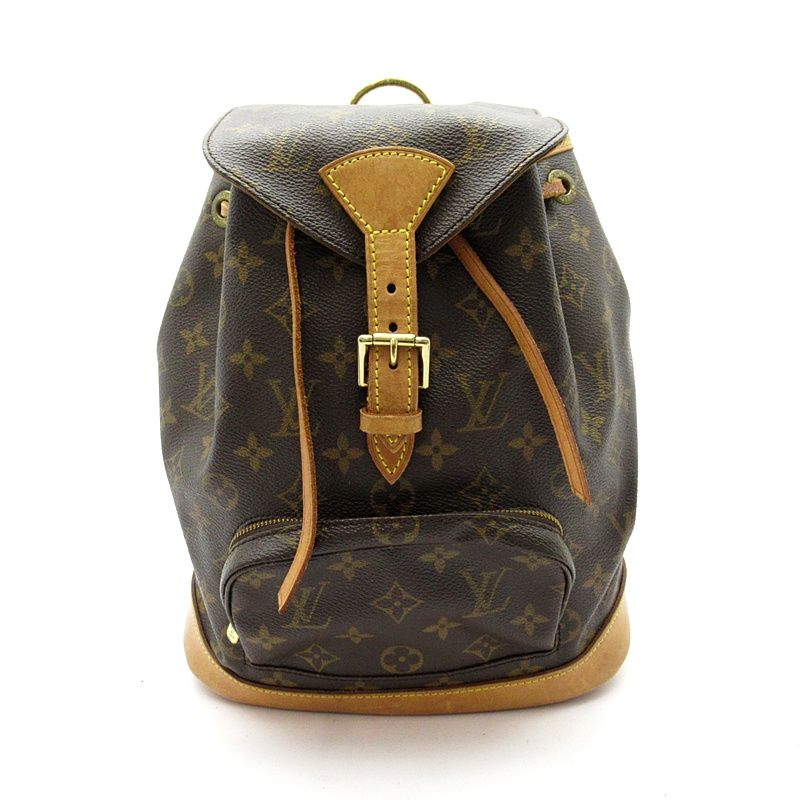 Louis Vuitton Montsouris MM Monogram Backpack Brown