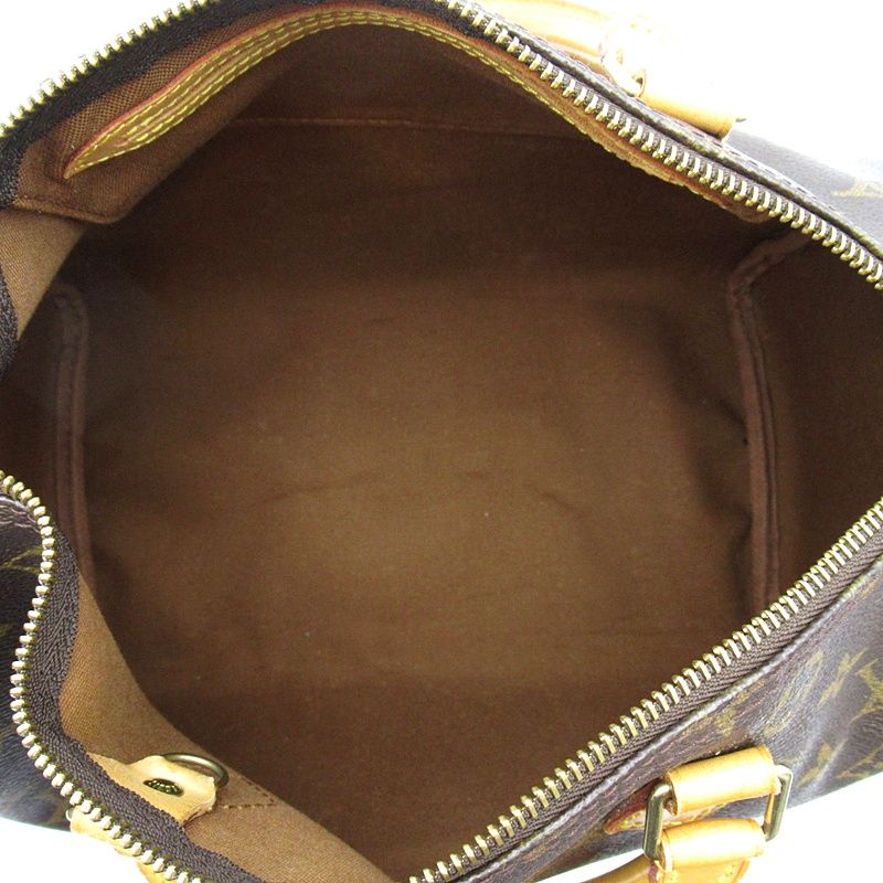 Louis Vuitton Speedy 30 Monogram Handbag Brown — view 7