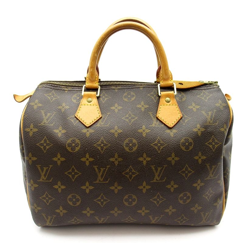 Louis Vuitton Speedy 30 Monogram Handbag Brown