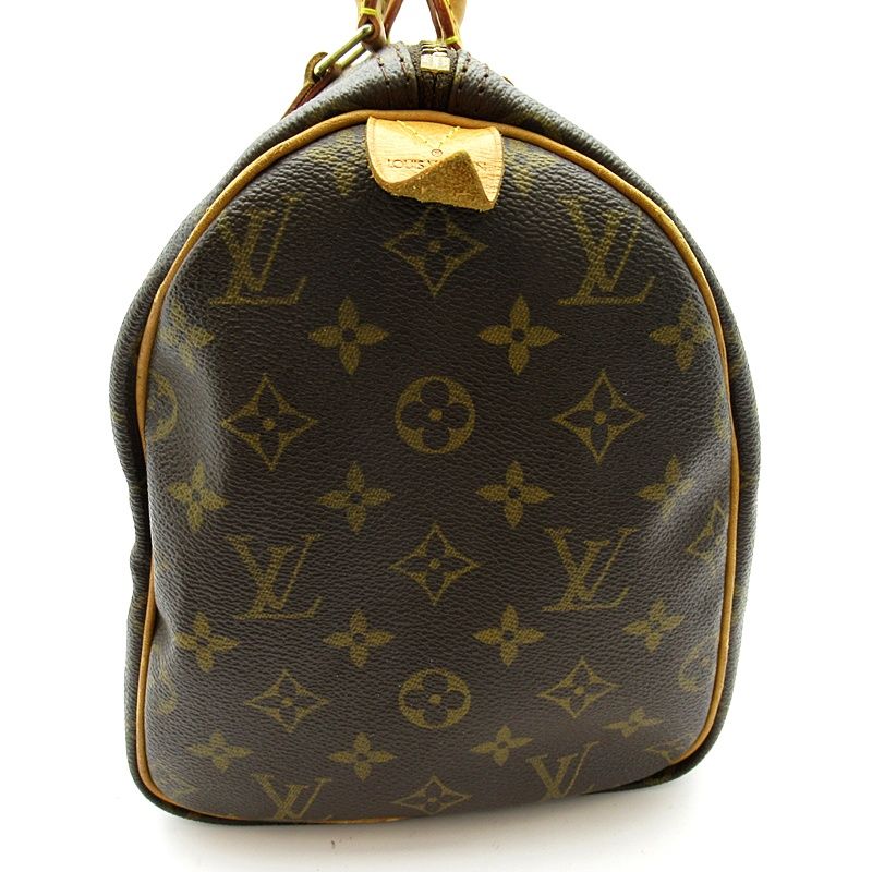 Louis Vuitton Speedy 30 Monogram Handbag Brown — view 5