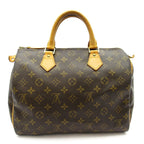 Louis Vuitton Speedy 30 Monogram Handbag Brown — view 4