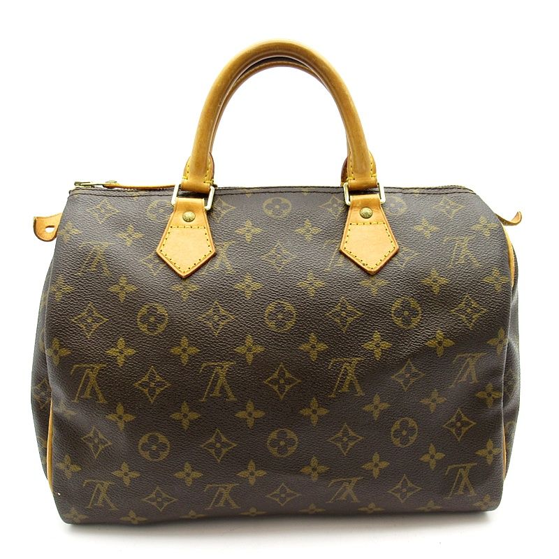 Louis Vuitton Speedy 30 Monogram Handbag Brown — view 4