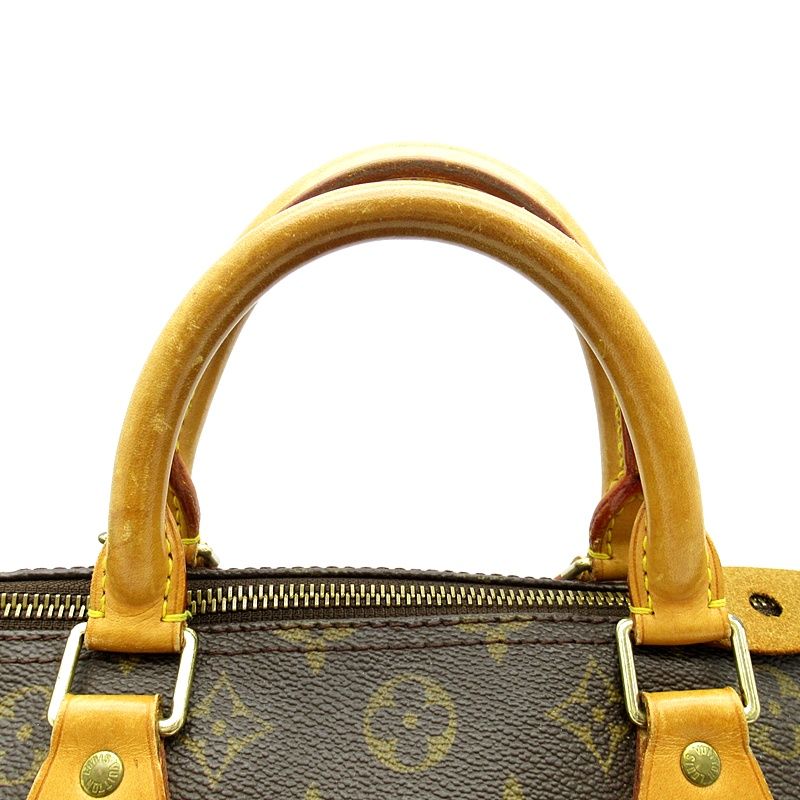 Louis Vuitton Speedy 30 Monogram Handbag Brown — view 2