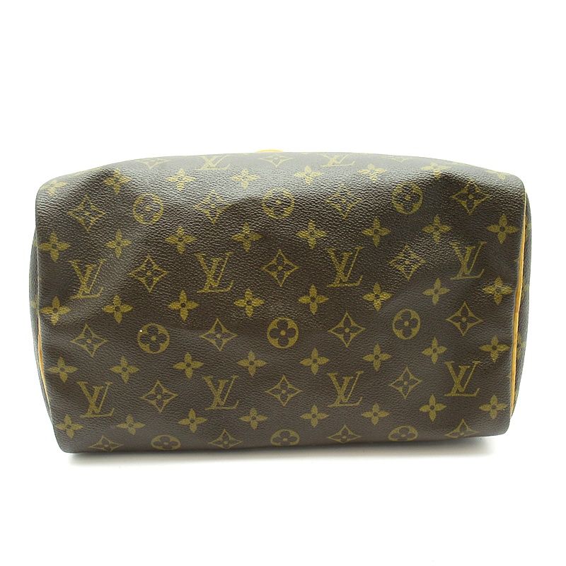 Louis Vuitton Speedy 30 Monogram Handbag Brown — view 6