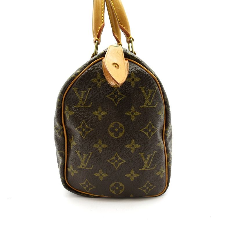 Louis Vuitton Speedy 25 Monogram Handbag Brown — view 3