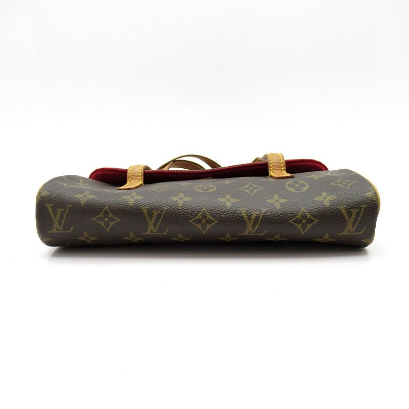 Louis Vuitton Sonatine Monogram Handbag Brown — view 6