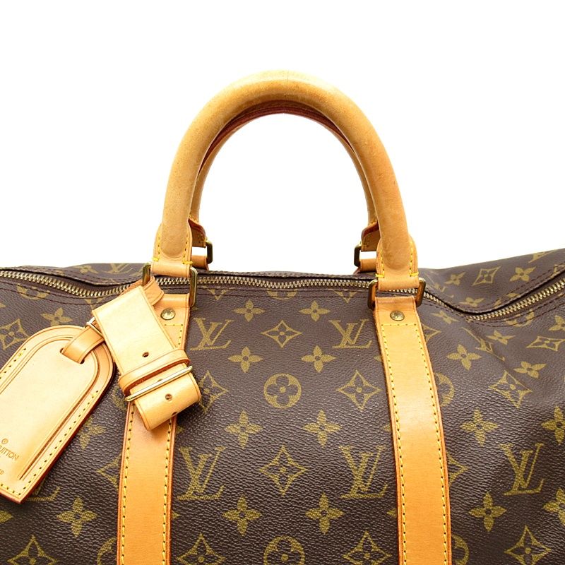 Louis Vuitton Keepall 50 Monogram Boston Bag Brown — view 2