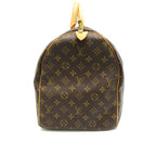 Louis Vuitton Keepall 50 Monogram Boston Bag Brown — view 3