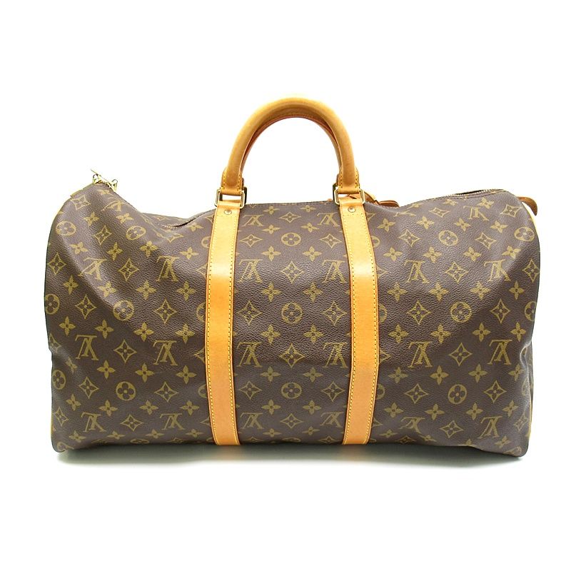 Louis Vuitton Keepall 50 Monogram Boston Bag Brown — view 4