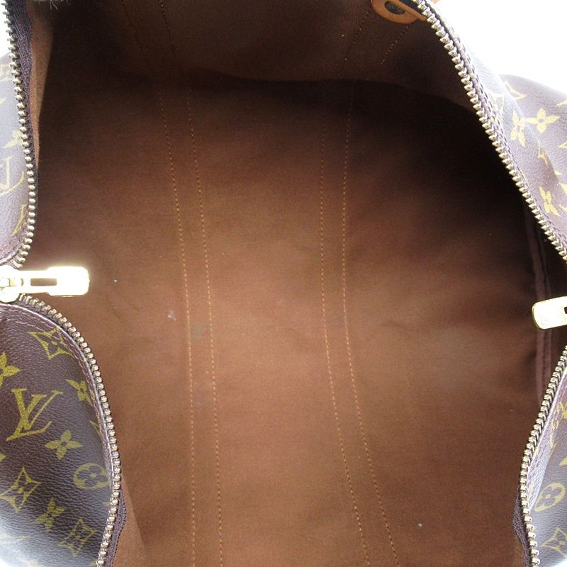 Louis Vuitton Keepall Bandouliere 45 Monogram Boston Bag Brown — view 7