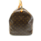 Louis Vuitton Keepall 55 Monogram Boston Bag Brown — view 3