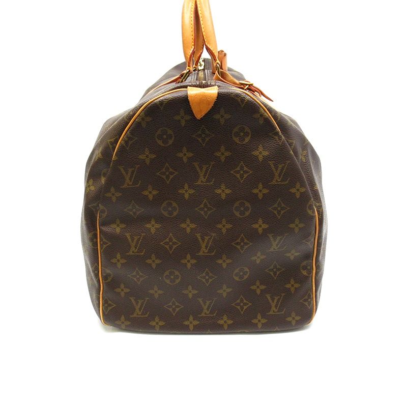 Louis Vuitton Keepall 55 Monogram Boston Bag Brown — view 5