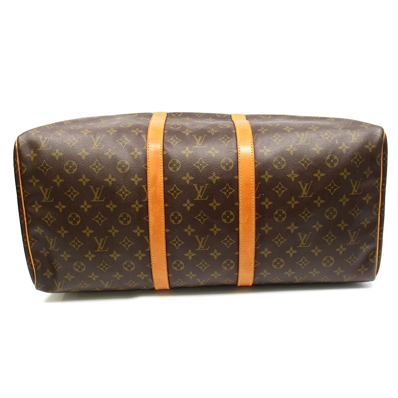 Louis Vuitton Keepall 55 Monogram Boston Bag Brown — view 6