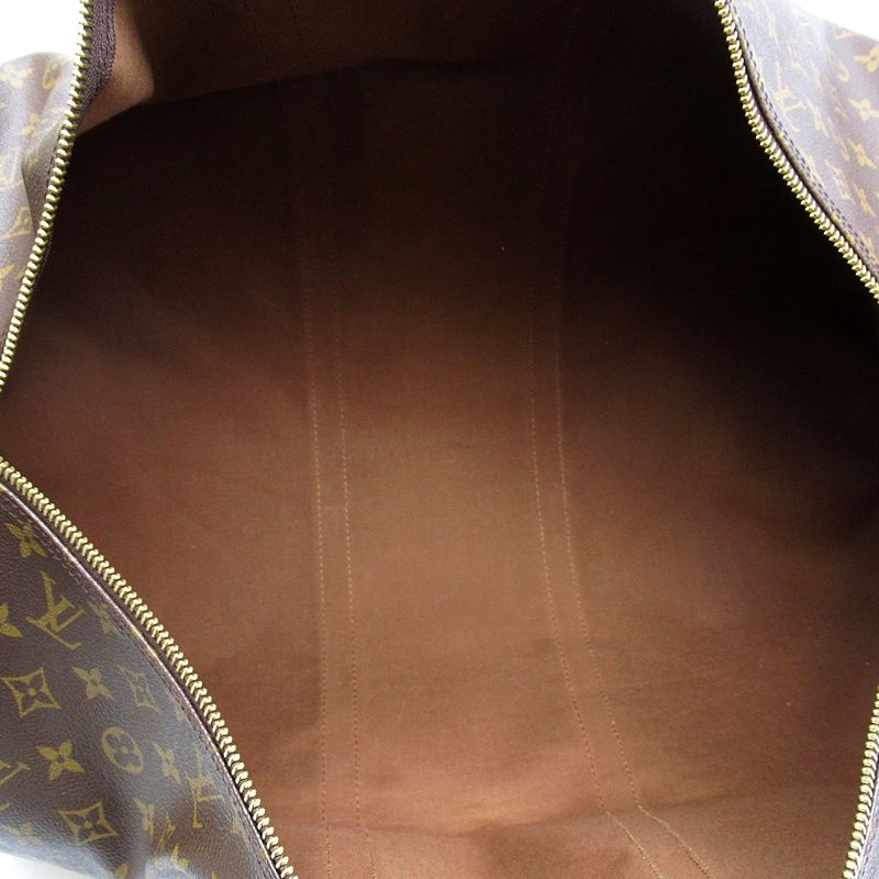 Louis Vuitton Keepall 60 Monogram Boston Bag Brown — view 7