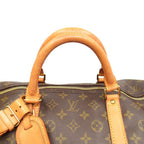 Louis Vuitton Keepall 60 Monogram Boston Bag Brown — view 2