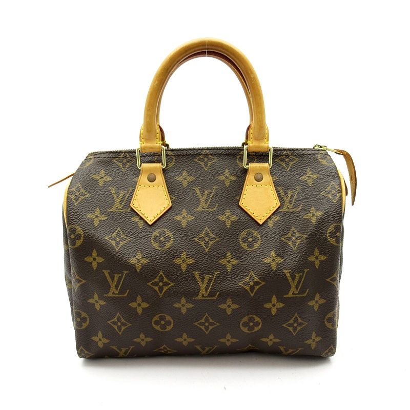 Louis Vuitton Speedy 25 Monogram Handbag Brown