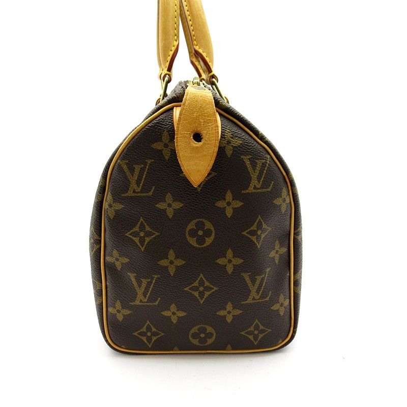 Louis Vuitton Speedy 25 Monogram Handbag Brown — view 3