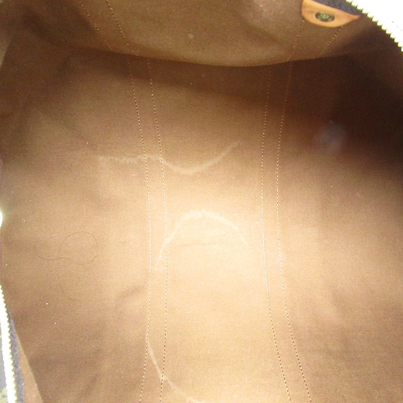 Louis Vuitton Keepall Bandouliere 50 Monogram Boston Bag Brown — view 7