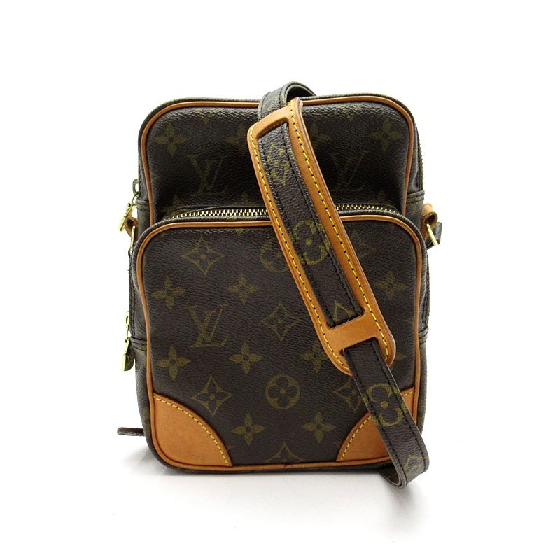 Louis Vuitton Amazon Monogram Shoulder Bag Brown