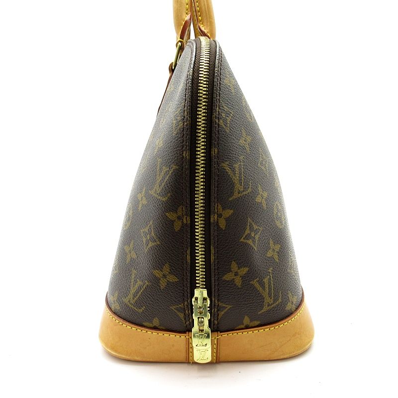 Louis Vuitton Alma Monogram Handbag Brown — view 3