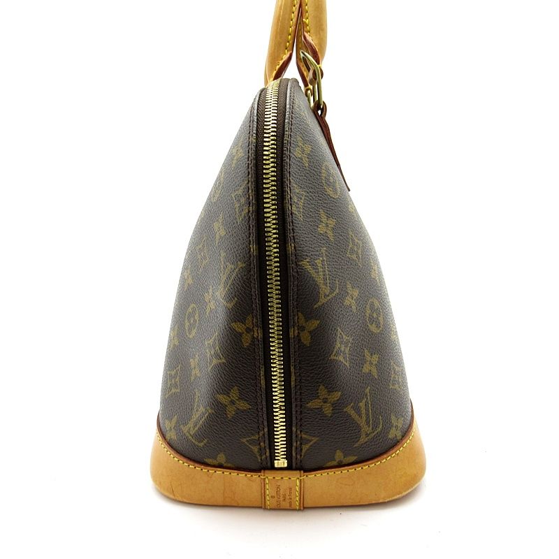 Louis Vuitton Alma Monogram Handbag Brown — view 5