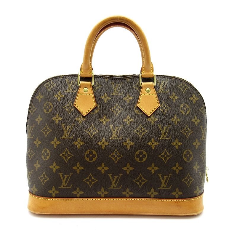 Louis Vuitton Alma Monogram Handbag Brown