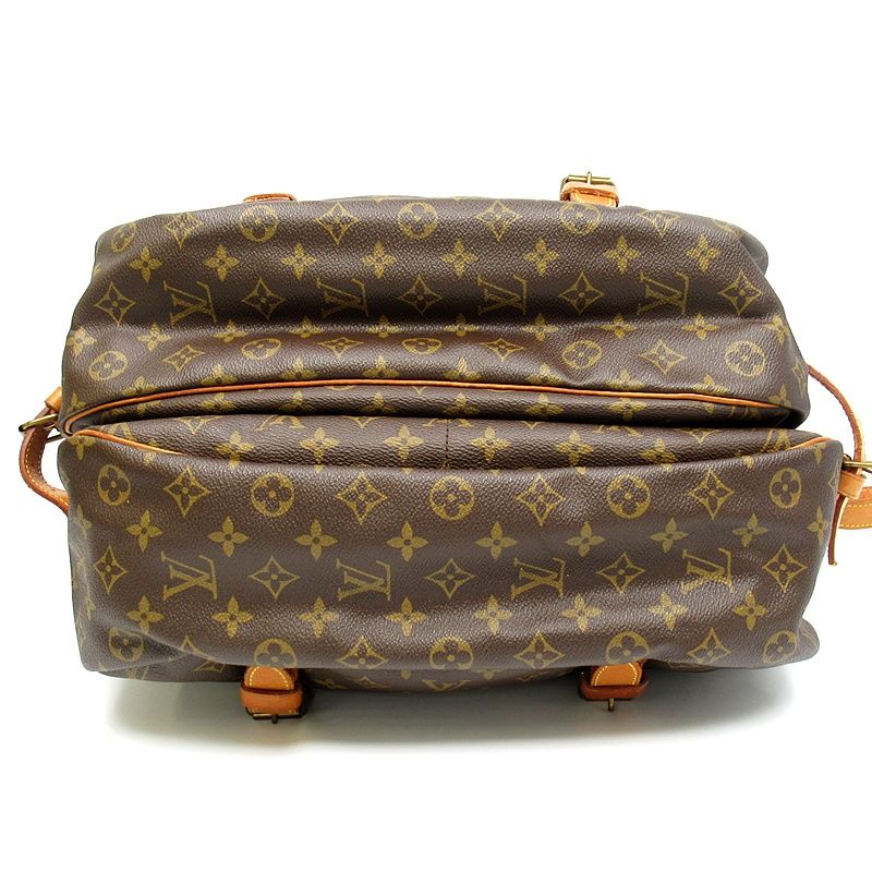 Louis Vuitton Saumur 43 Monogram Shoulder Bag Brown — view 6