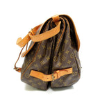 Louis Vuitton Saumur 43 Monogram Shoulder Bag Brown — view 5