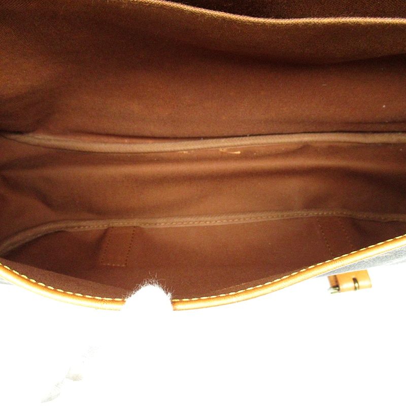 Louis Vuitton Saumur 43 Monogram Shoulder Bag Brown — view 7