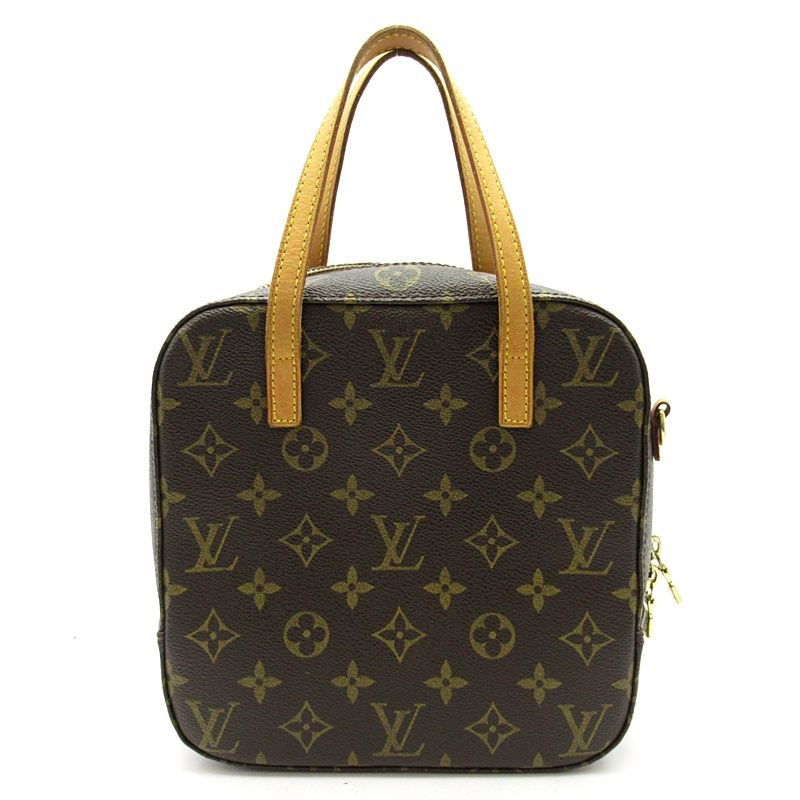 Louis Vuitton Spontini Monogram Handbag Brown