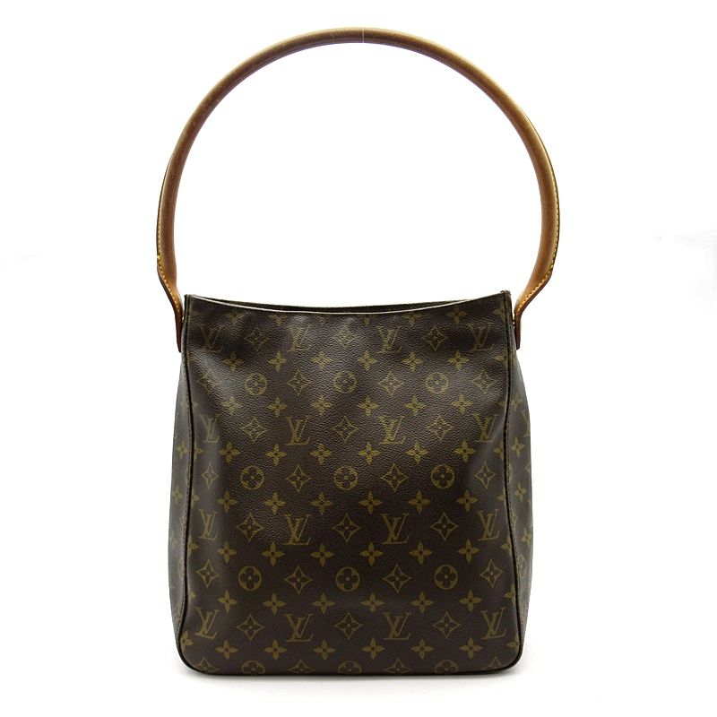 Louis Vuitton Looping GM Monogram Shoulder Bag Brown