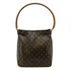 Louis Vuitton Looping GM Monogram Shoulder Bag Brown