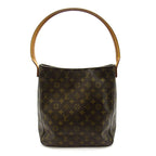 Louis Vuitton Looping GM Monogram Shoulder Bag Brown — view 4