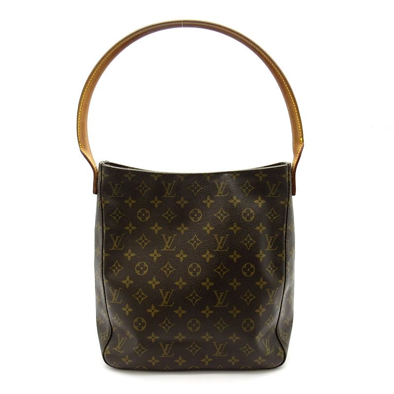 Louis Vuitton Looping GM Monogram Shoulder Bag Brown — view 4