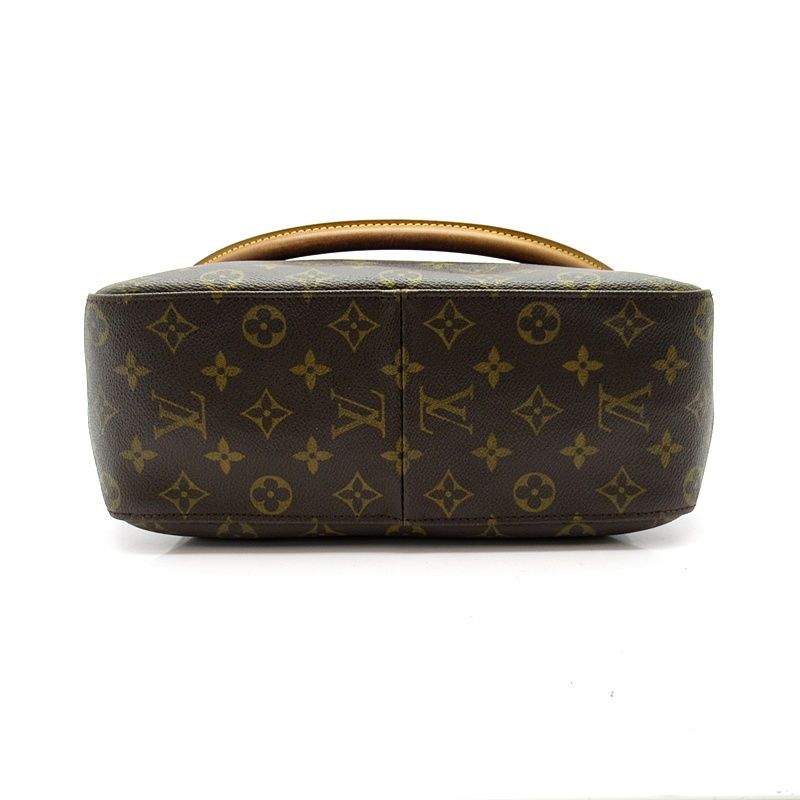 Louis Vuitton Looping GM Monogram Shoulder Bag Brown — view 6