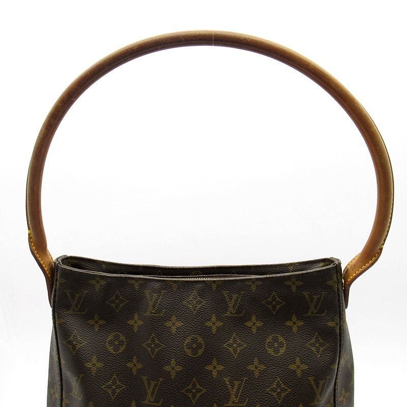 Louis Vuitton Looping GM Monogram Shoulder Bag Brown — view 2