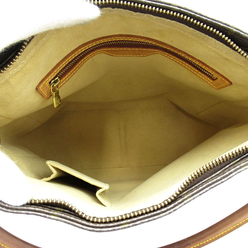 Louis Vuitton Looping GM Monogram Shoulder Bag Brown — view 7