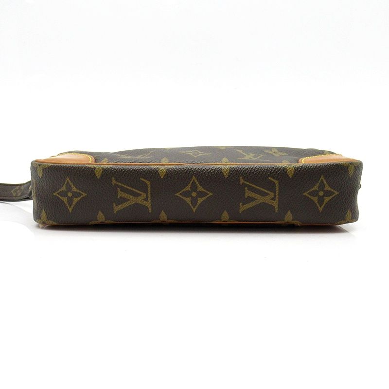 Louis Vuitton Marly Dragonne PM Monogram Clutch Brown — view 6