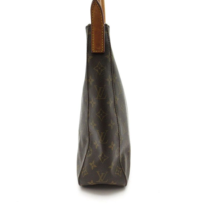 Louis Vuitton Looping GM Monogram Shoulder Bag Brown — view 5