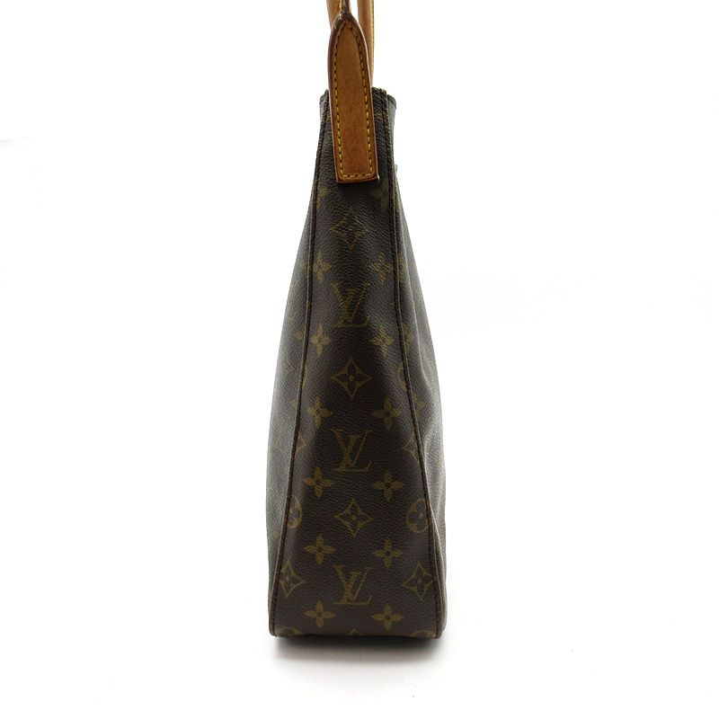 Louis Vuitton Looping GM Monogram Shoulder Bag Brown — view 3