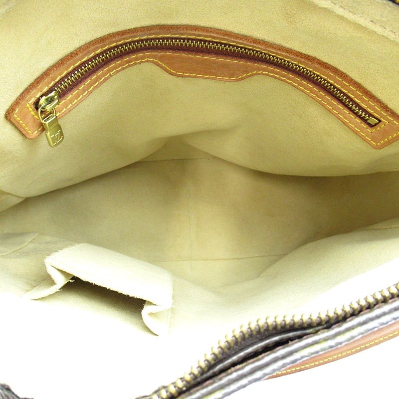 Louis Vuitton Looping GM Monogram Shoulder Bag Brown — view 7