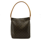 Louis Vuitton Looping GM Monogram Shoulder Bag Brown