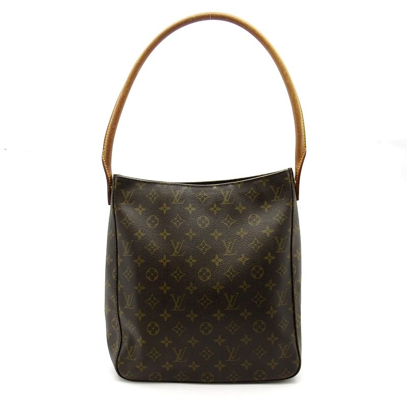Louis Vuitton Looping GM Monogram Shoulder Bag Brown