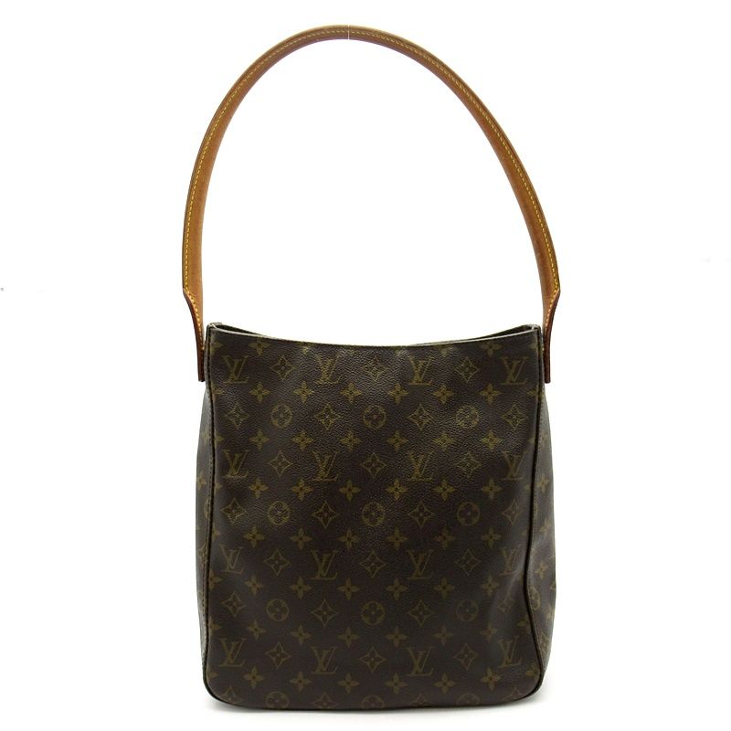 Louis Vuitton Looping GM Monogram Shoulder Bag Brown — view 4