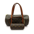 Louis Vuitton Papillon 30 Monogram Handbag Brown
