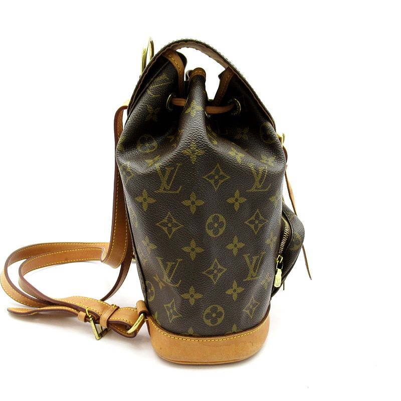 Louis Vuitton Montsouris MM Monogram Backpack Brown — view 5