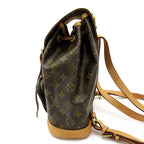 Louis Vuitton Montsouris MM Monogram Backpack Brown — view 3
