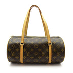 Louis Vuitton Papillon 30 Monogram Handbag Brown
