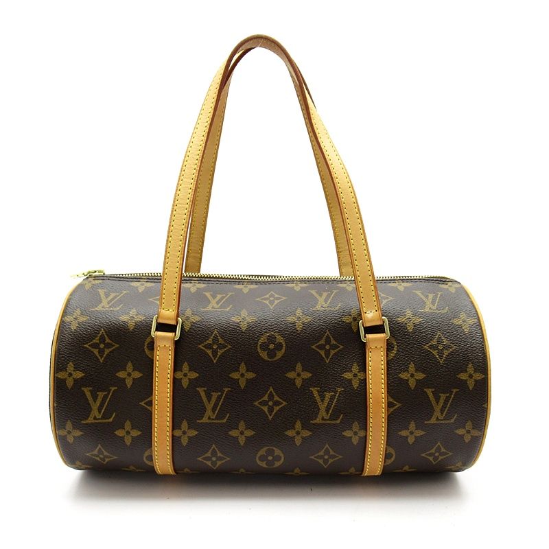 Louis Vuitton Papillon 30 Monogram Handbag Brown
